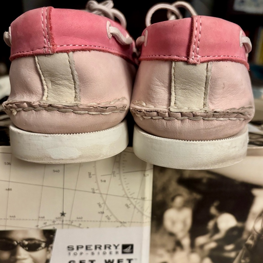 Women's size 11 Pink Sperry Topsiders - Picture 6 of 7